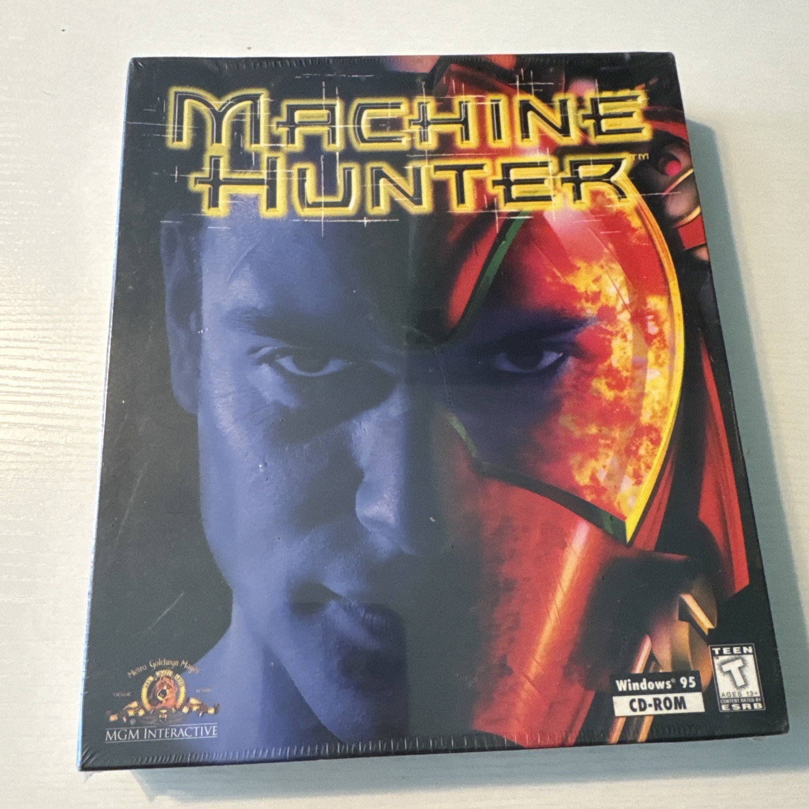 Machine Hunter PC Big Box MGM Interactive Action Game 1997 Sealed BS2