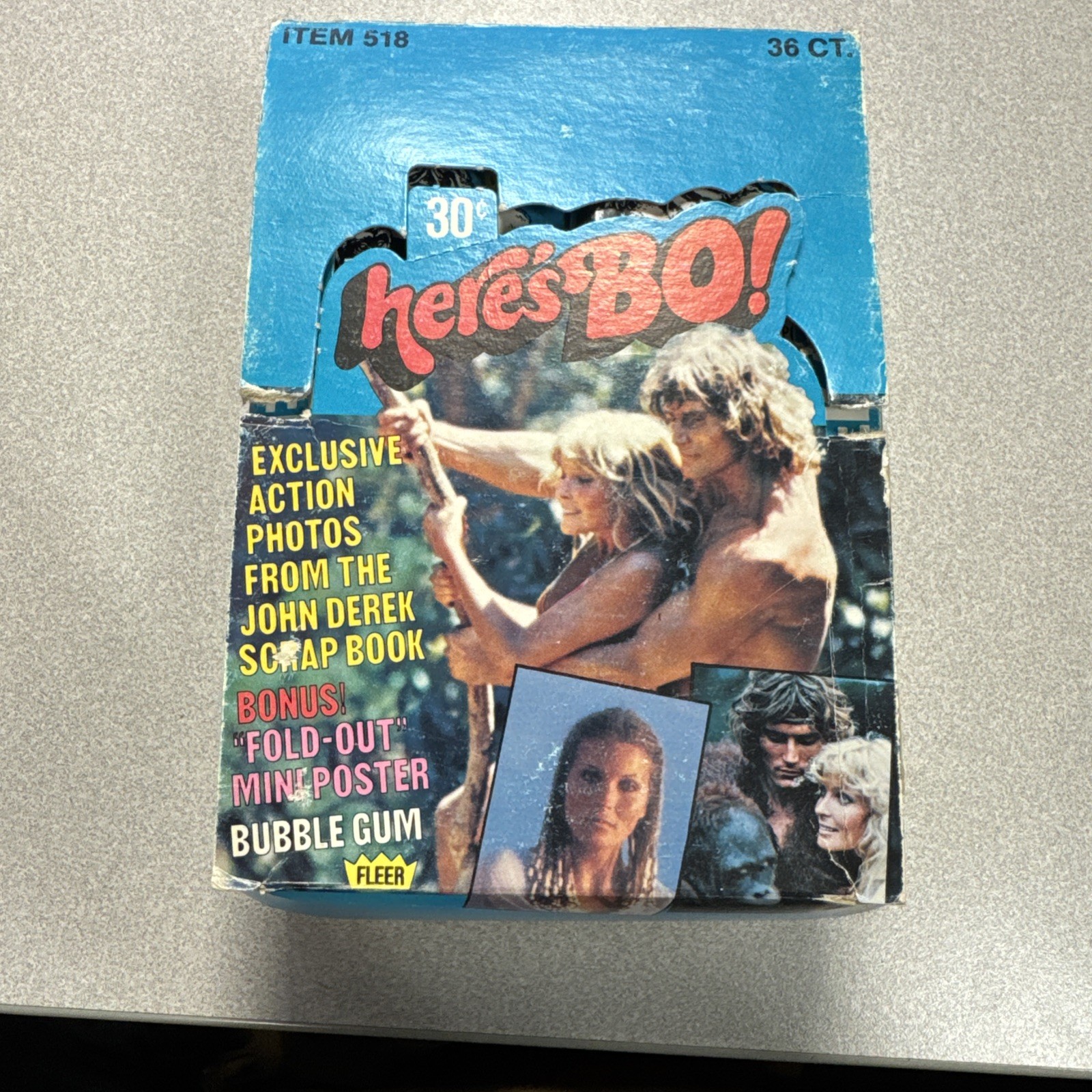 1981 Fleer Here's Bo Box -  36 Unopened Wax Packs
