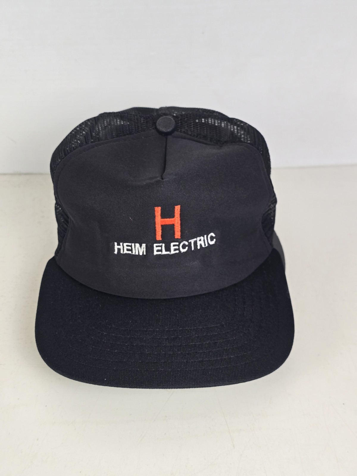 Vtg Snapback Hat Edwin L. Heim Co Electrical Contractor Harrisburg Pa New Era US
