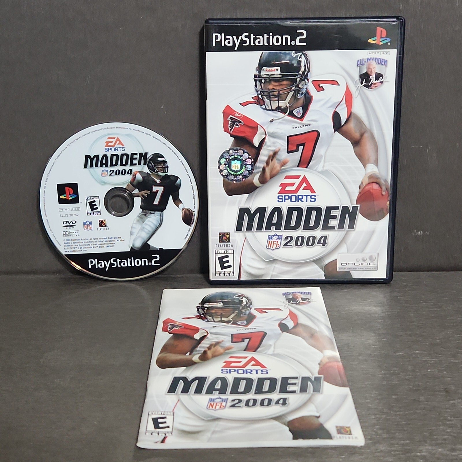 Madden NFL 2004 PlayStation 2 PS2 Game CIB Vick