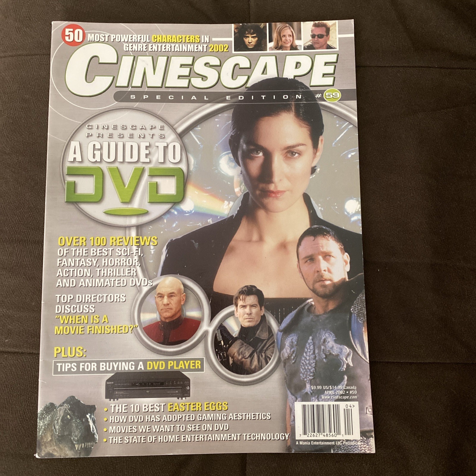 2002 APR CINESCAPE MAGAZINE  Special Edition Guide to  DVD  Movies & Players