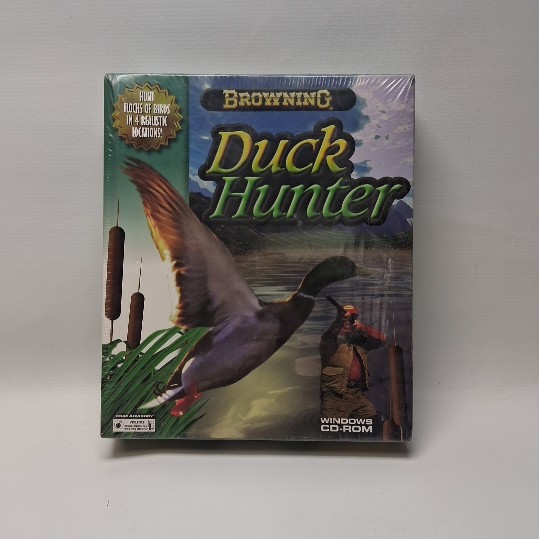 Browning 1998 Duck Hunter - PC Game Big Box CD Rom Windows 98/95 Sealed Vintage 