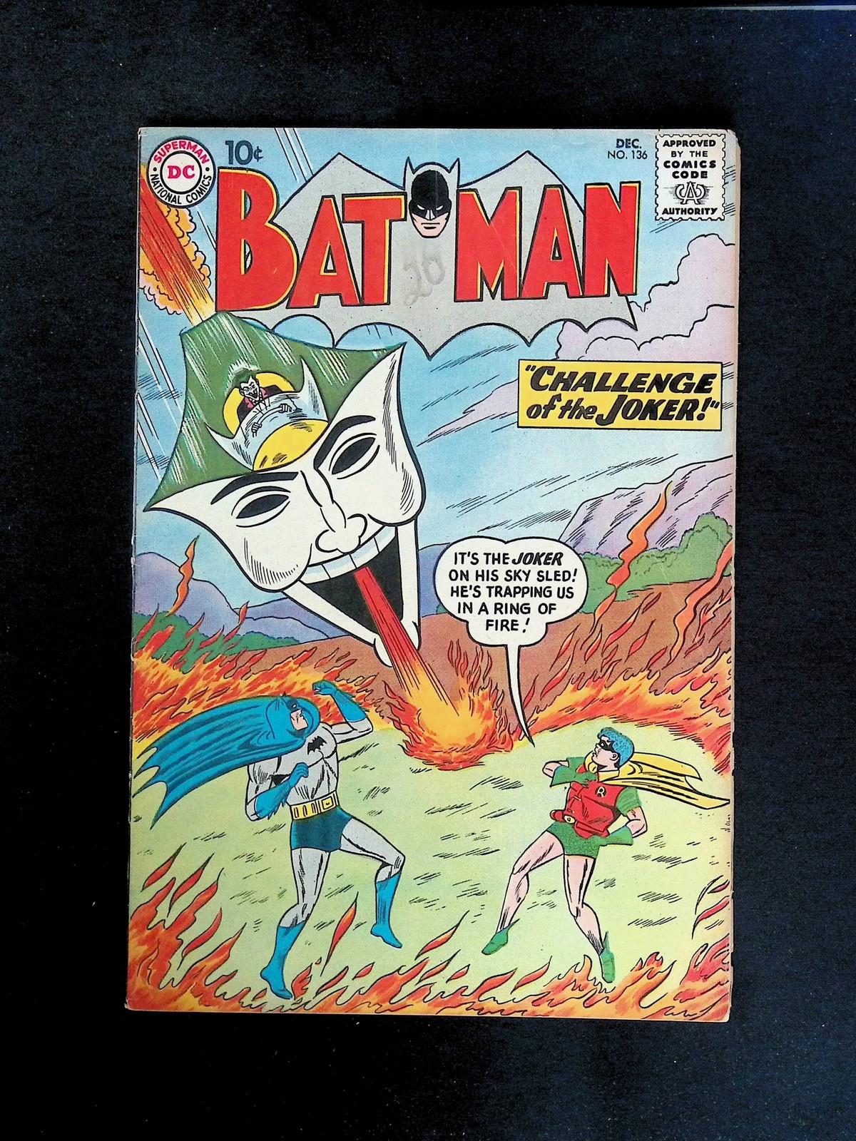 1960 Batman 136 Challenge of the Joker DC