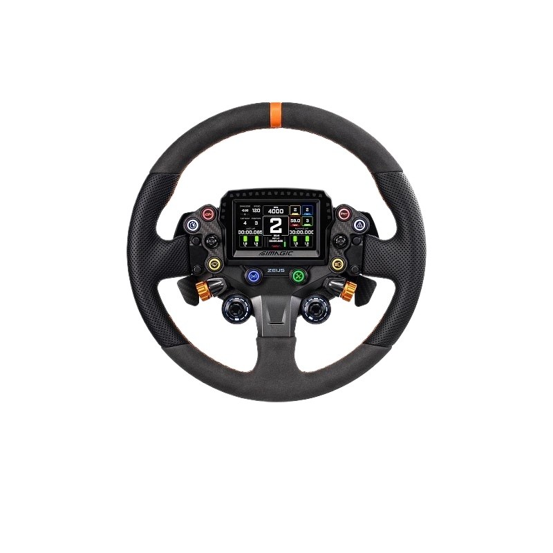 Zeus Sport+MagicDash 4 Round Sim Racing Steering Wheel 320mm +4