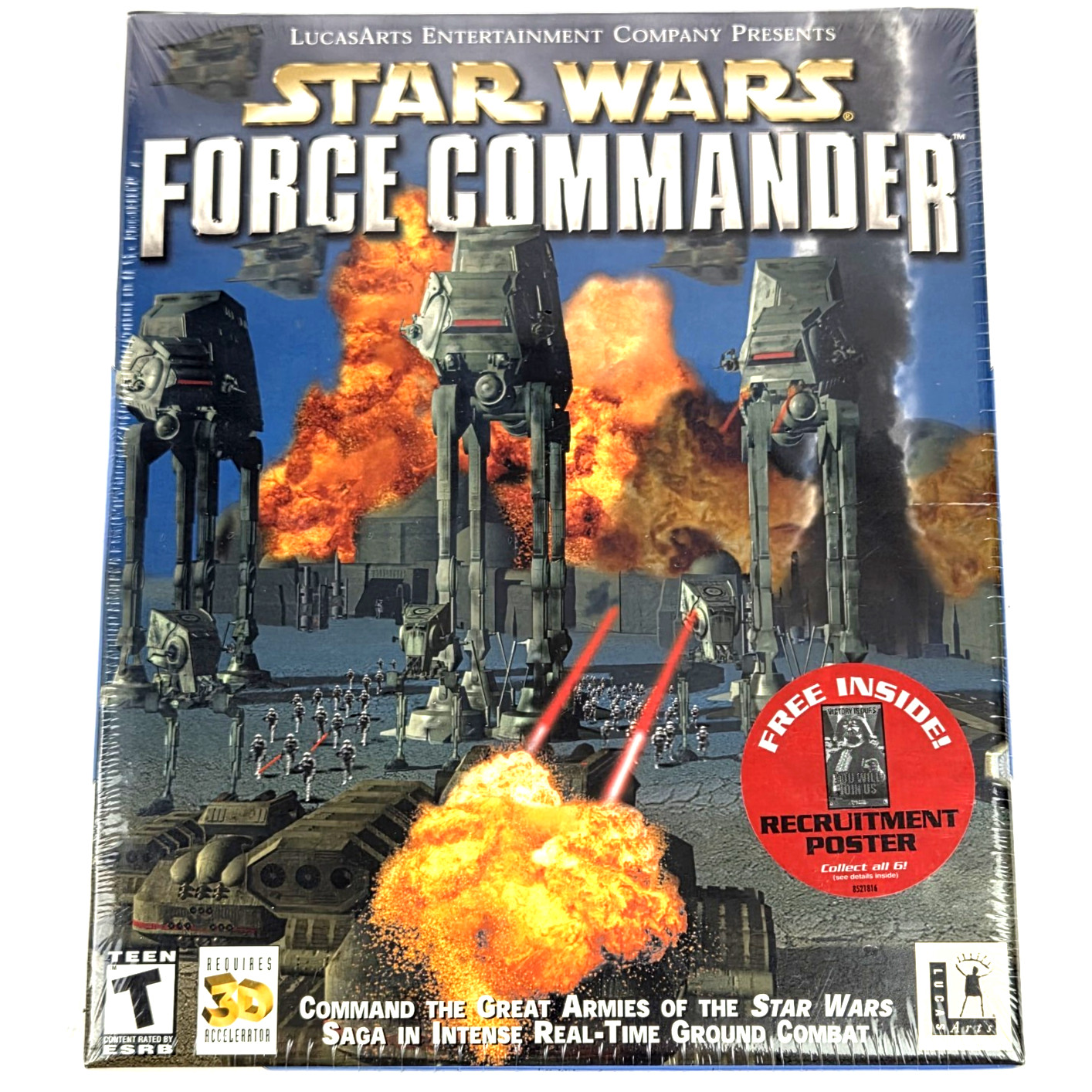 Star Wars: Force Commander, 2000, Big Box, New & Sealed