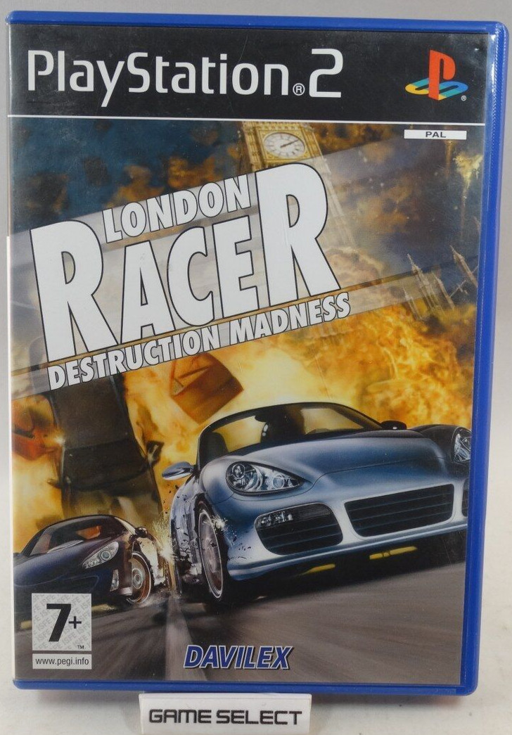 LONDON RACER DESTRUCTION MADNESS SONY PS2 PLAYSTATION 2 PAL ORIGINAL COMPLETE