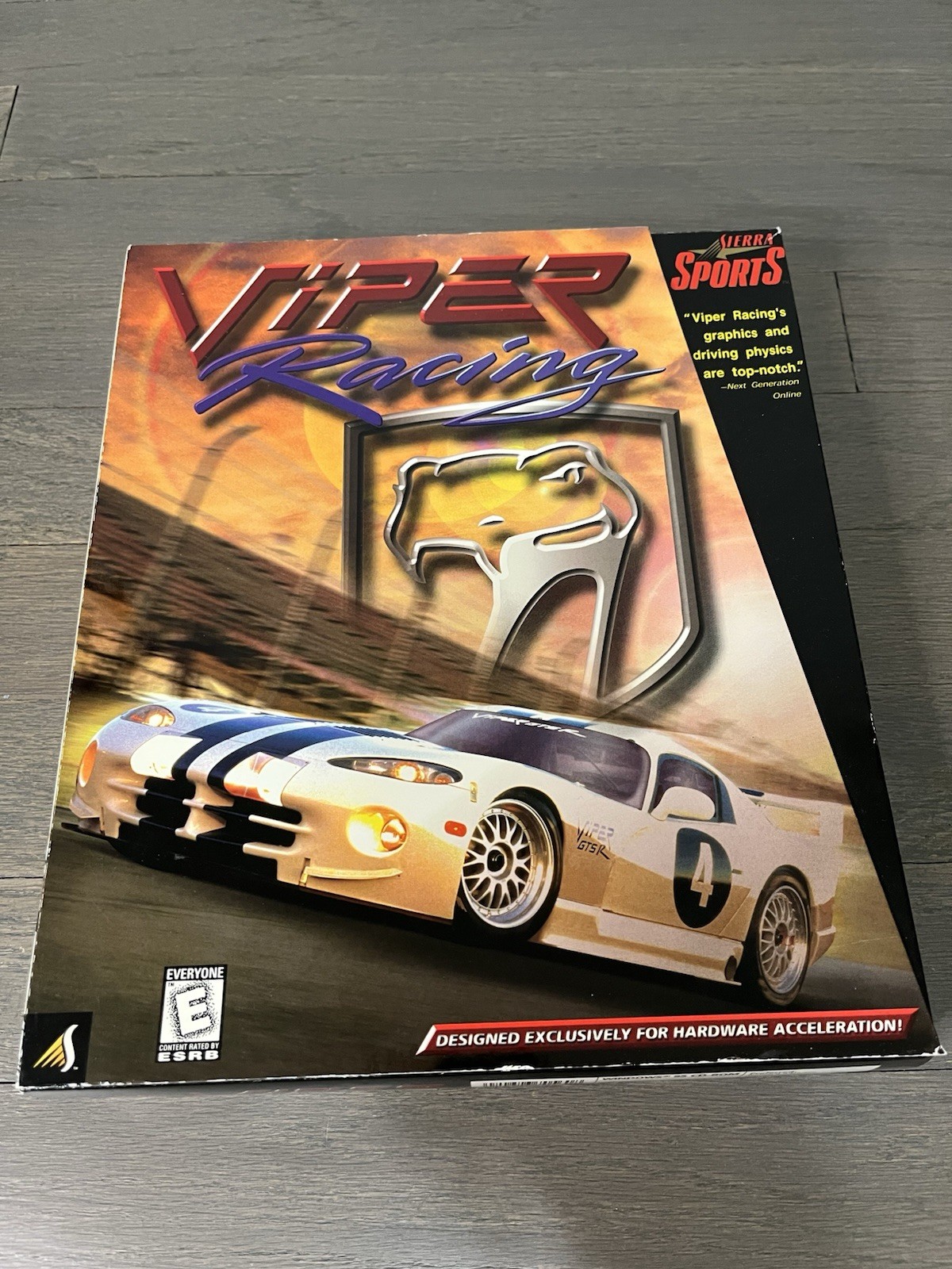 Viper Racing (PC) CIB Big Box Complete Sierra Sports Racing Retro 1998