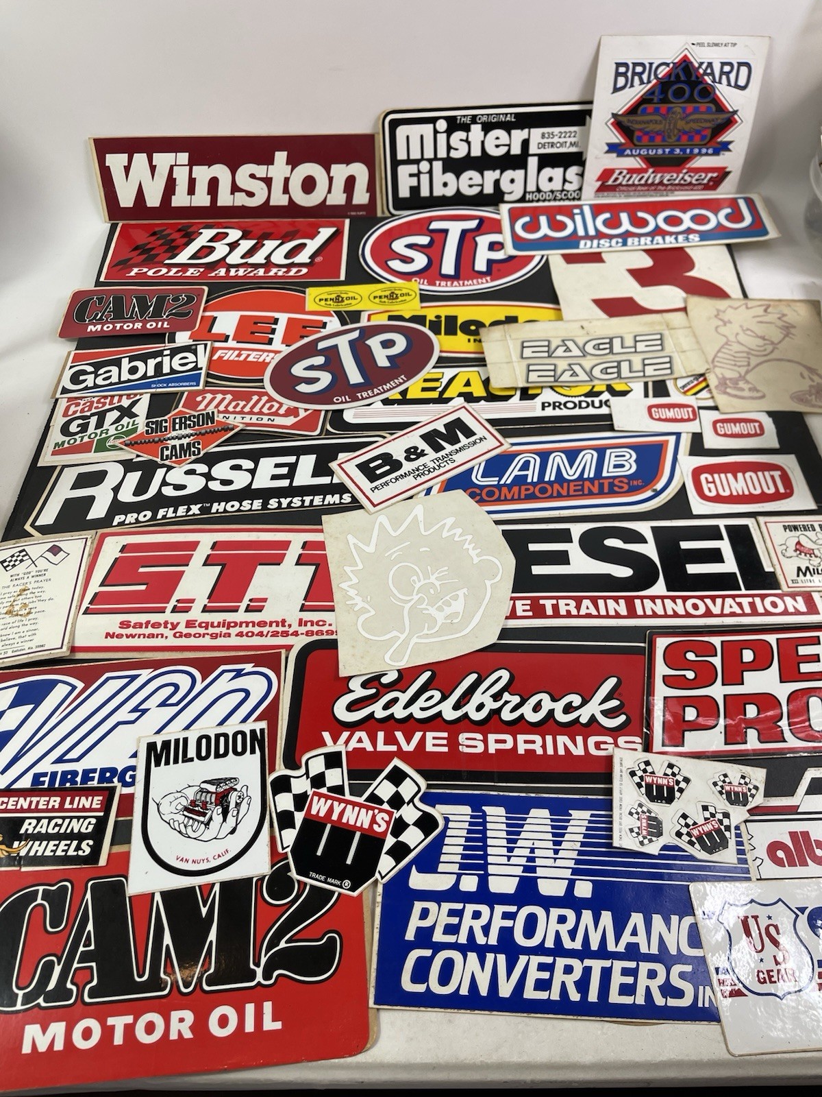 43 Racing Hot Rod Racing  Automotive Vintage old Stock decal sticker Lot 1