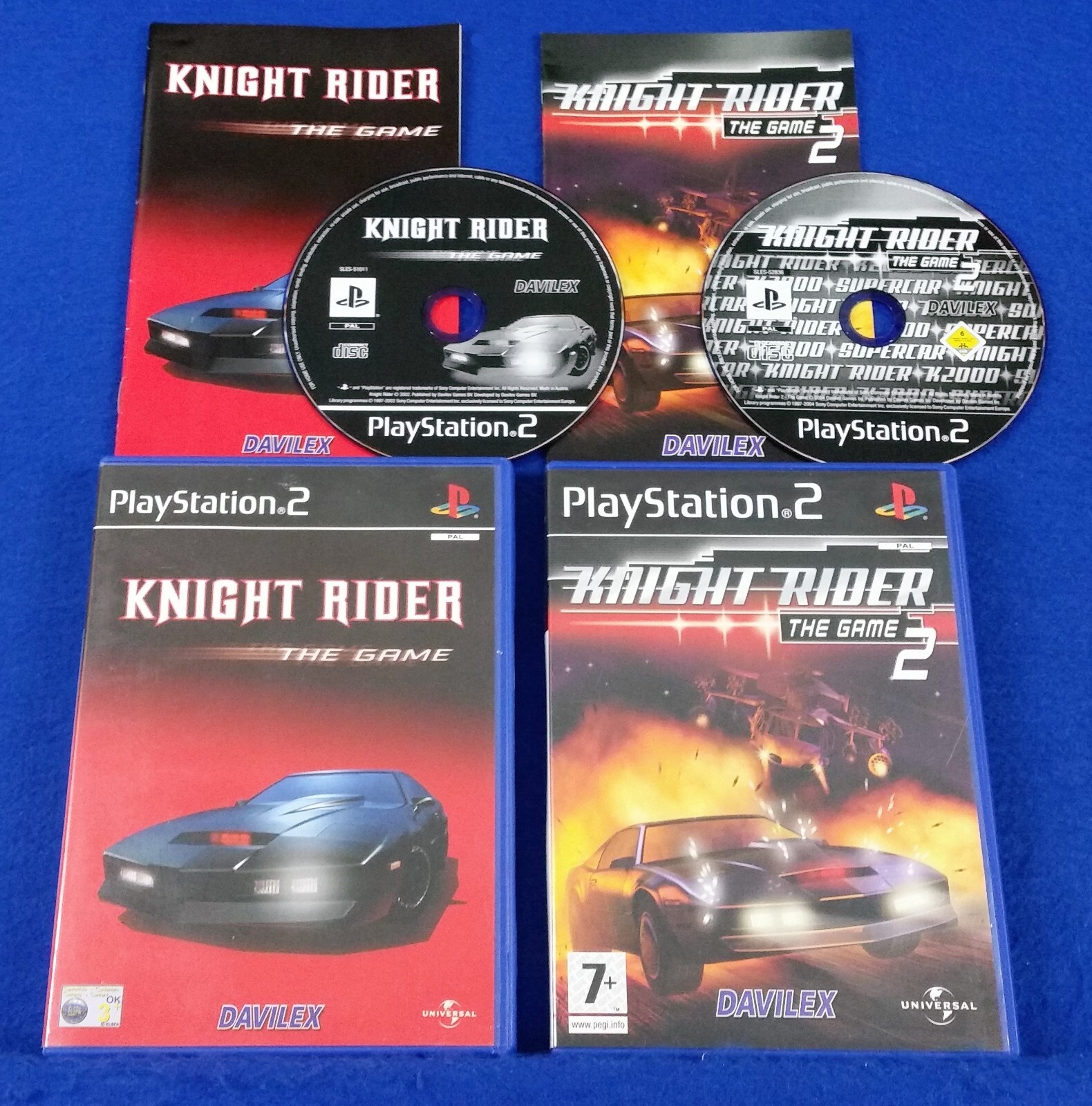 ps2 KNIGHT RIDER The Games PAL UK EXCLUSIVE TITLES - Make Your Selection