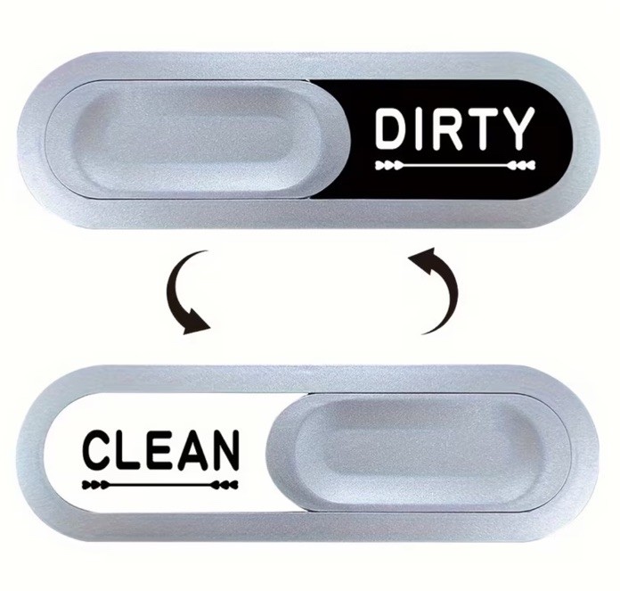 1x Premium Dishwasher Magnet - No-Scratch Slider Indicator w/ Clean/Dirty Labels