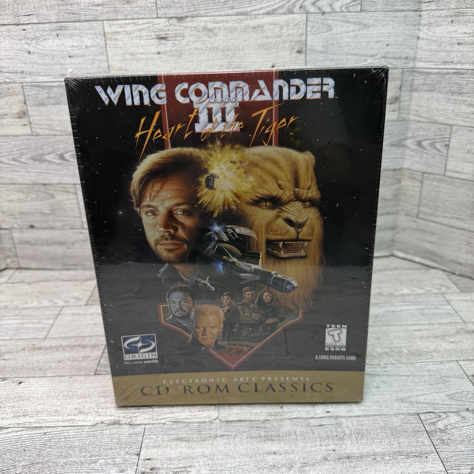1997 Wing Commander III 3 Heart of the Tiger PC CD-ROM Big Box Origin New Sealed
