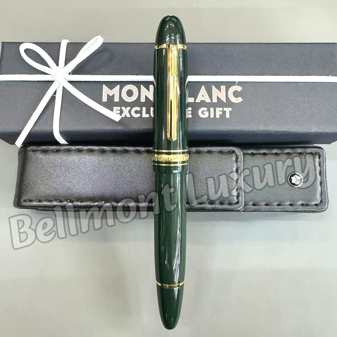 MONTBLANC Meisterstuck The Origin Green Fountain Pen w/ Gift Box & Pouch