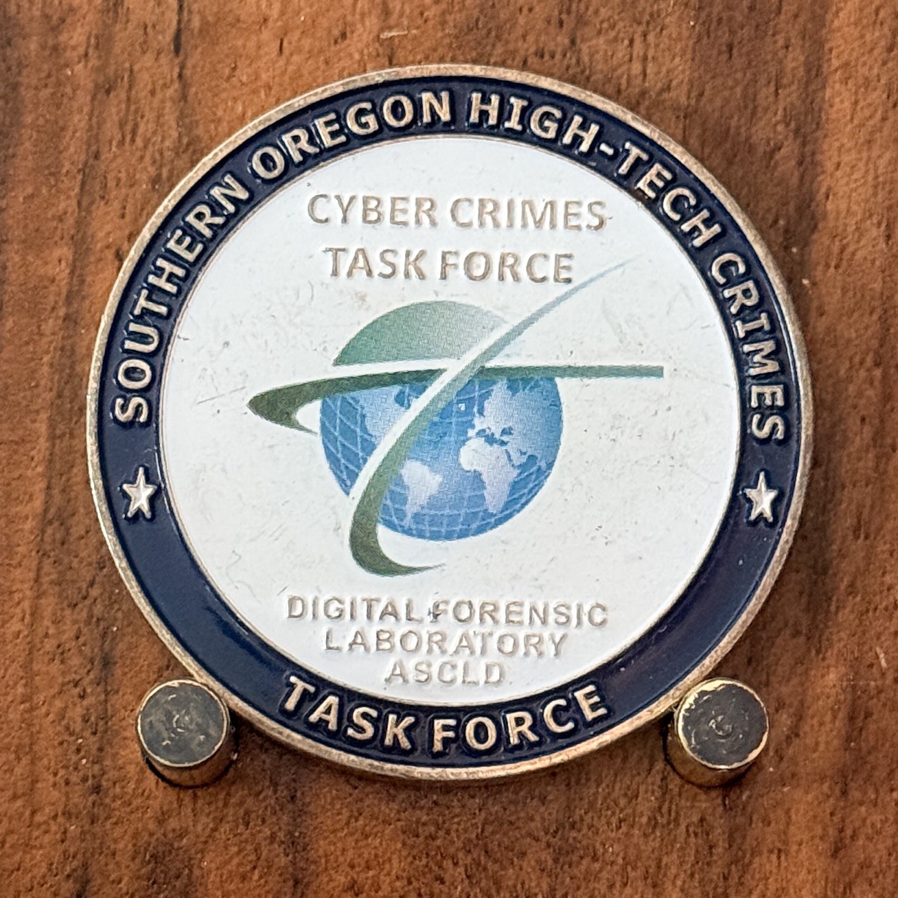Southern Oregon Cyber Crimes Task Force Law Enforcement Challenge Coin  W#21