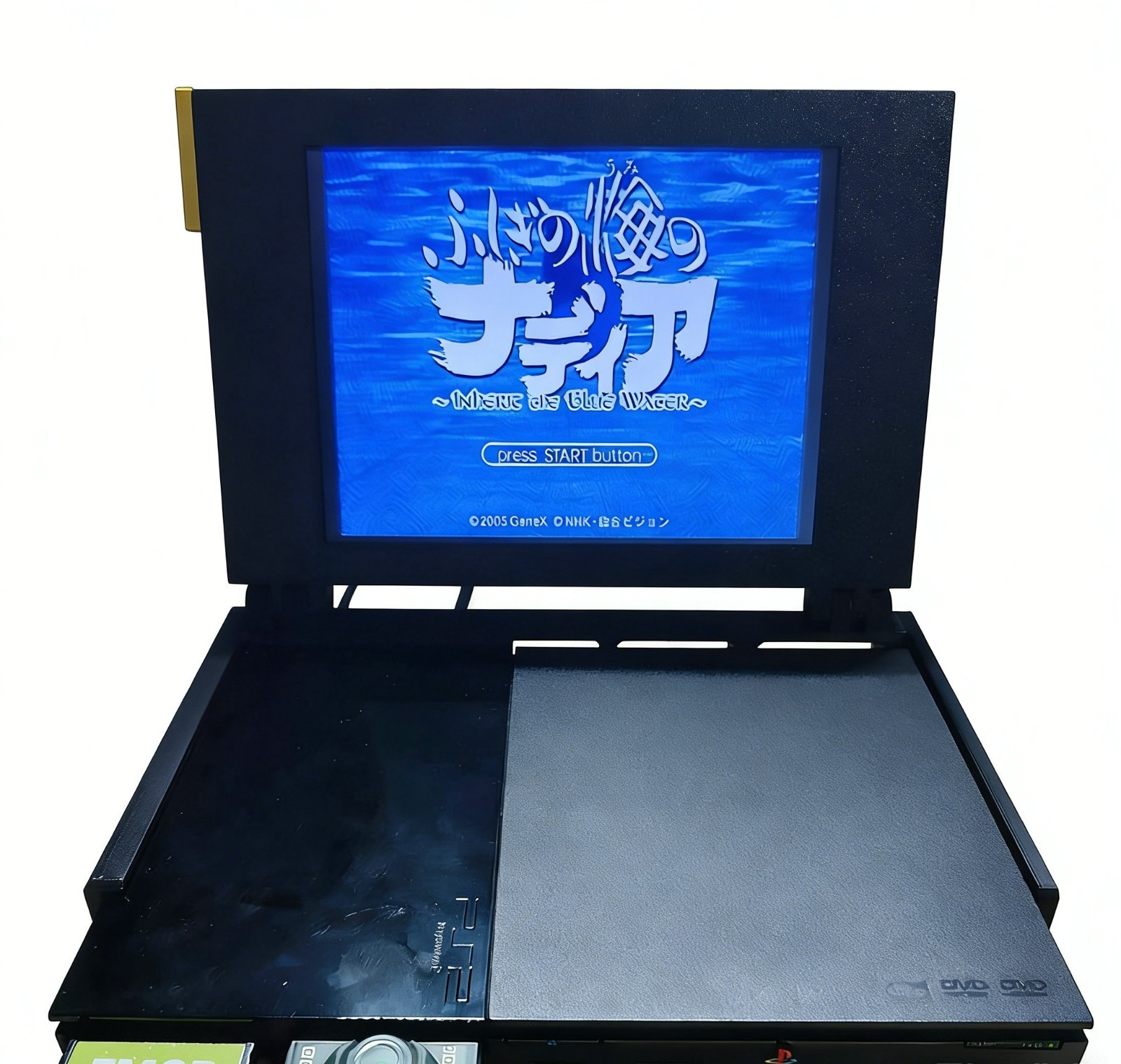 Original Design Portable Display for Playstation 2 -Slim PS2 LCD monitor-Black