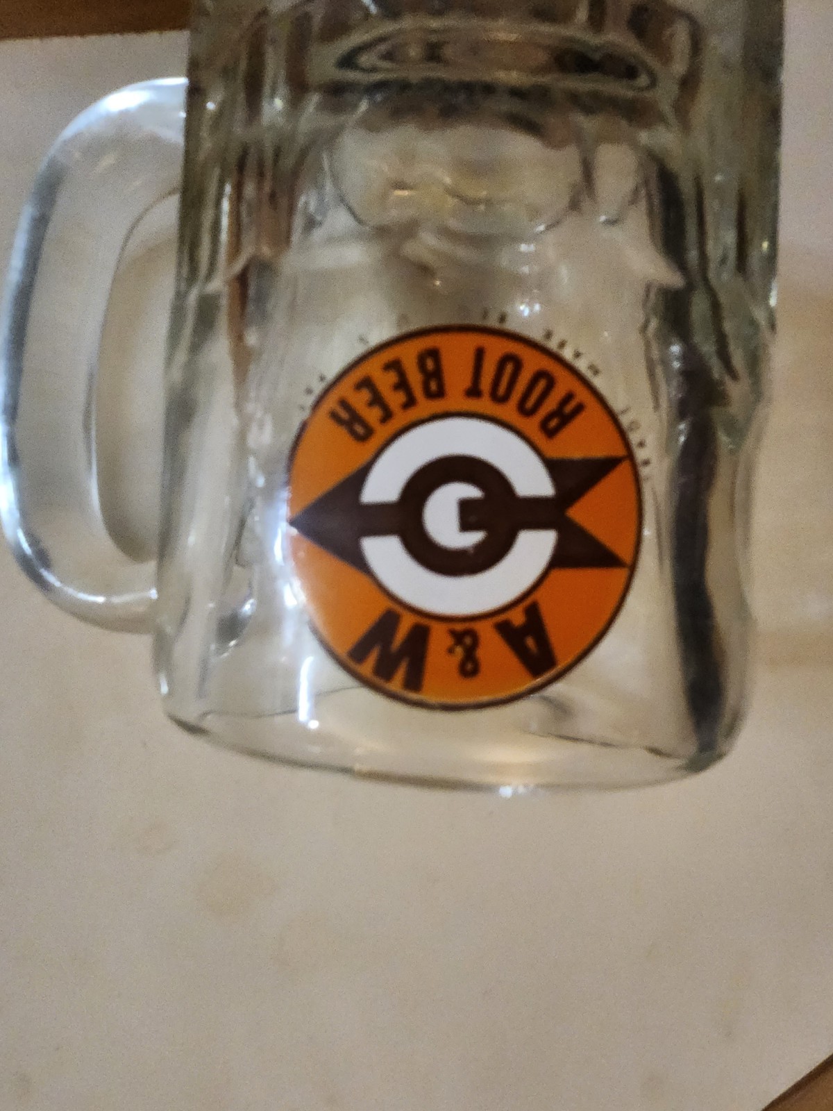 VINTAGE A&W ROOT BEER MUG WITH 1961 ARROW LOGO
