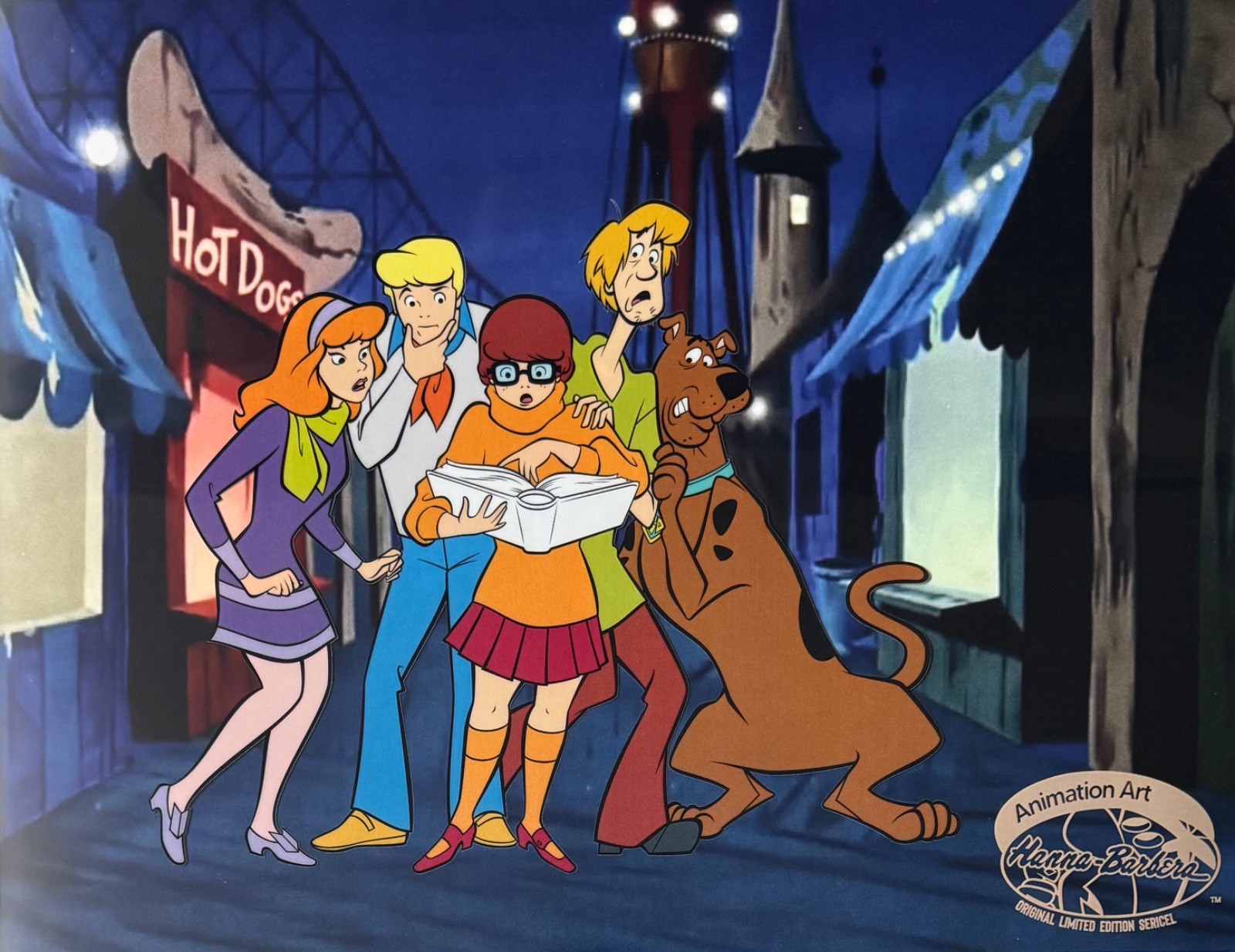 SCOOBY DOO Funland Sericel Cartoon Animation Art Cel Hanna Barbera 11\