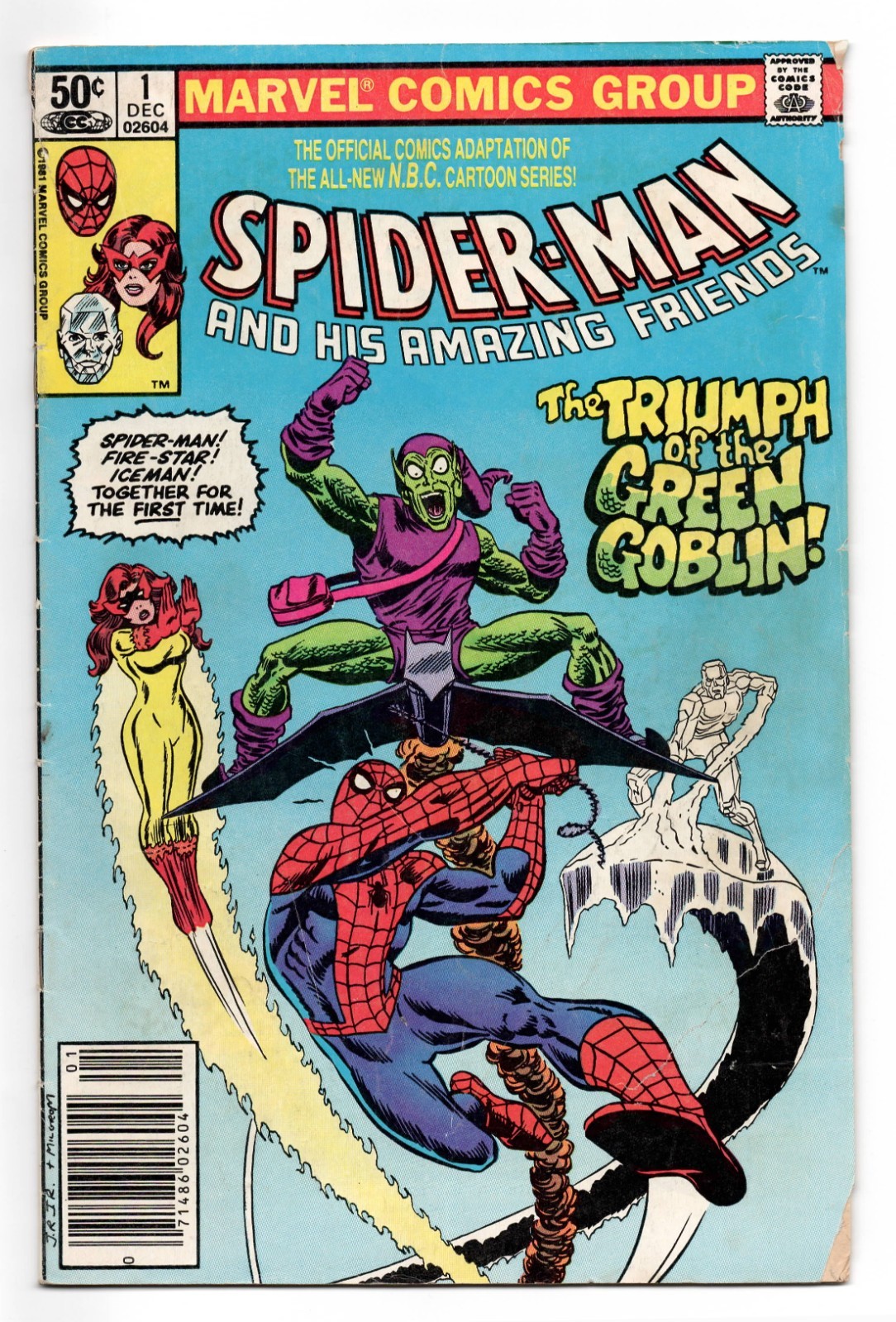 Spider-Man and His Amazing Friends #1 Newsstand Variant (Marvel Comics December