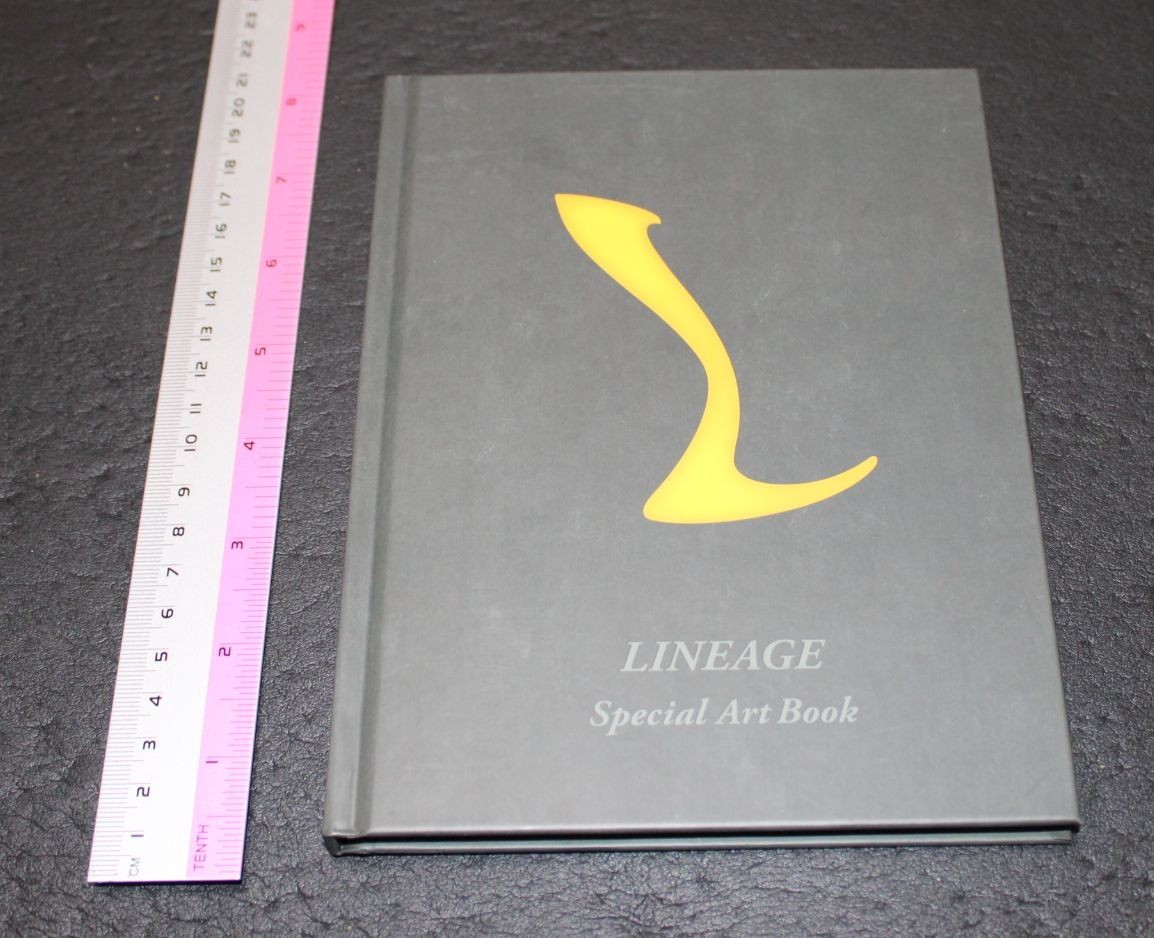 LINEAGE Special Art Book Hard Cover Book