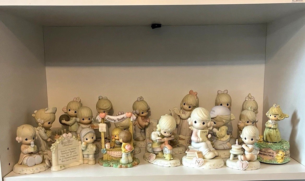 Precious Moments Porcelain Figurines Mixed Lot Collectible People Theme