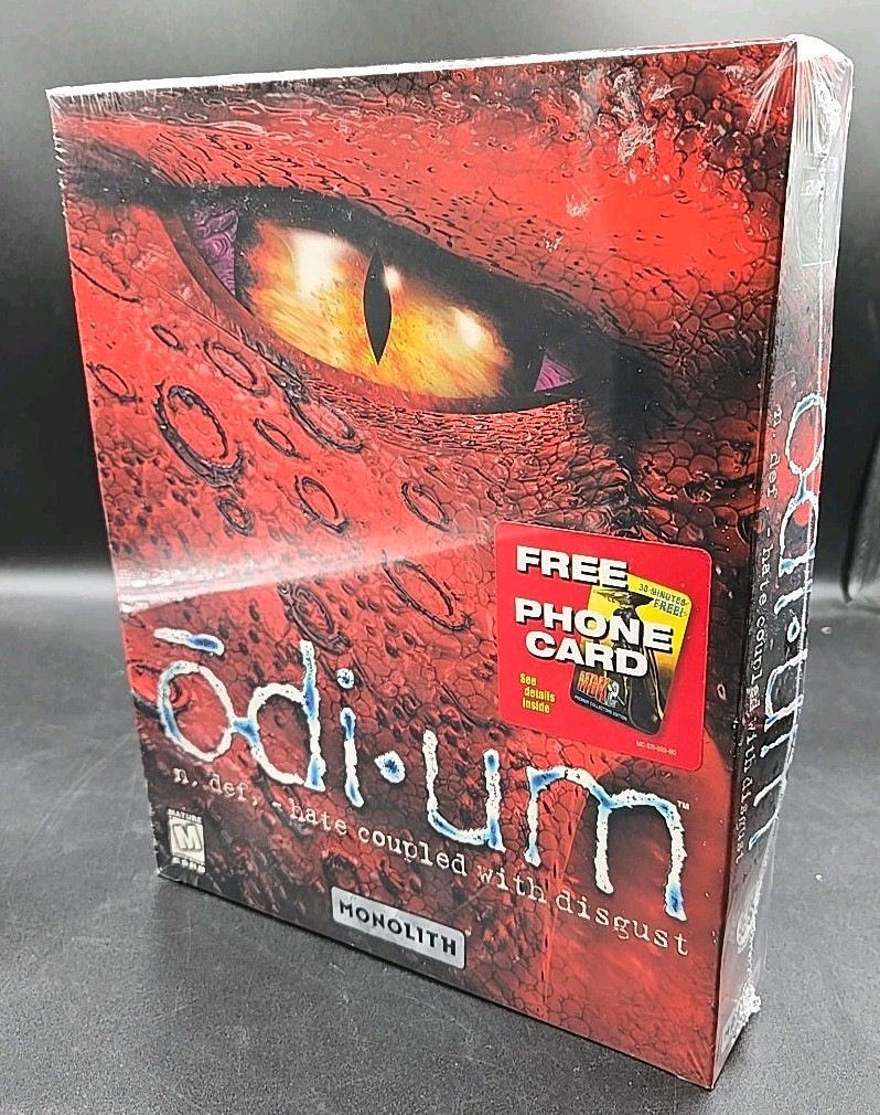 Odium PC Big Box Game Win 95/98/2000 Brand New and Sealed Rare HTF Vintage PC ++