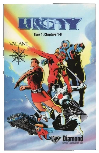 1992 UNITY TIME IS NOT ABSOLUTE BOOK #1 CHAPTERS 1-9 VALIANT COMIC BOOK- RARE