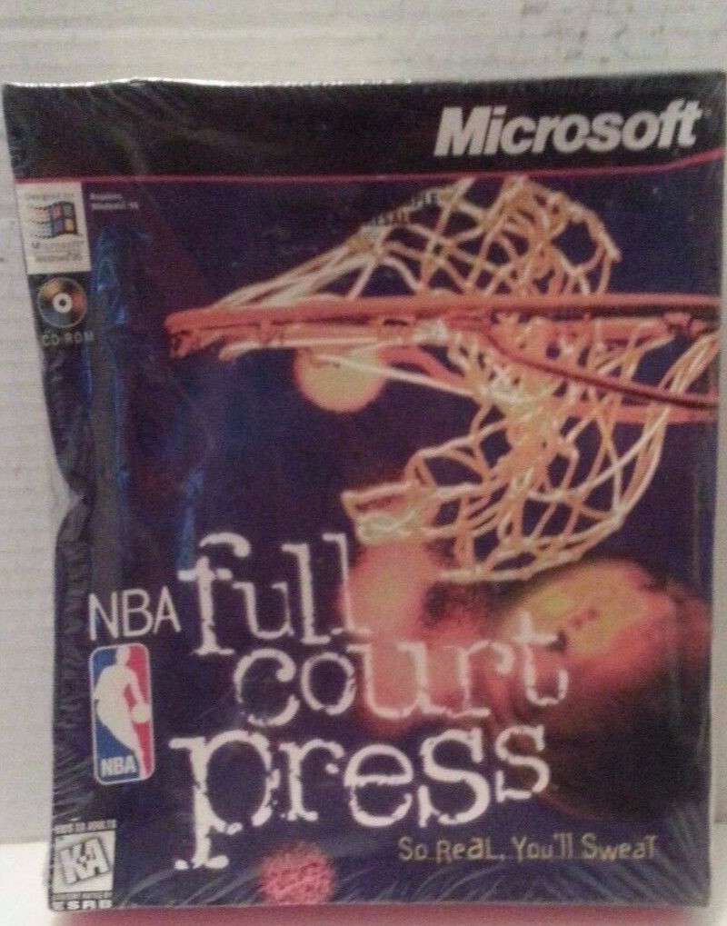 NBA FULL COURT PRESS PC GAME WINDOWS COMPUTER CD-ROM New in sealed Big box