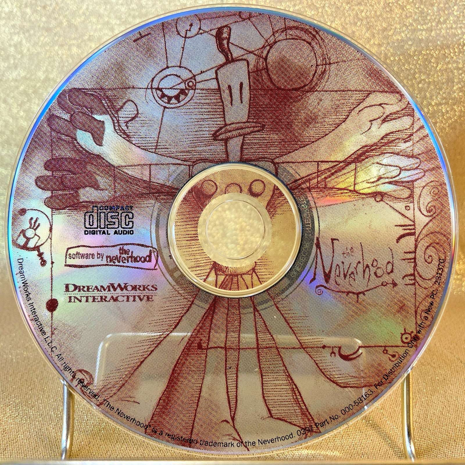 The Neverhood PC CD-ROM DreamWorks Interactive 1996 - DISC ONLY