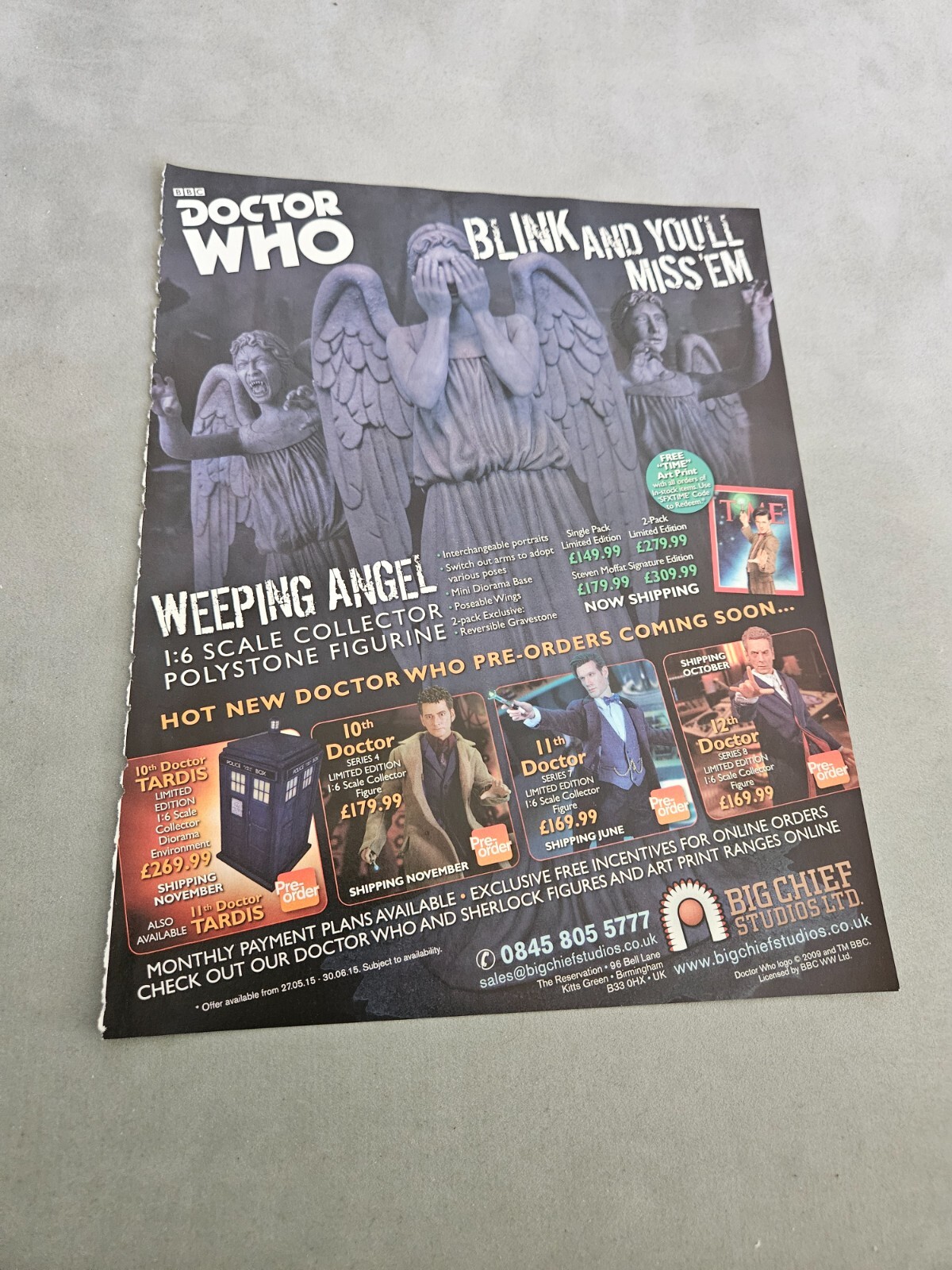 TPEEP268 MAGAZINE ADVERT 11X8