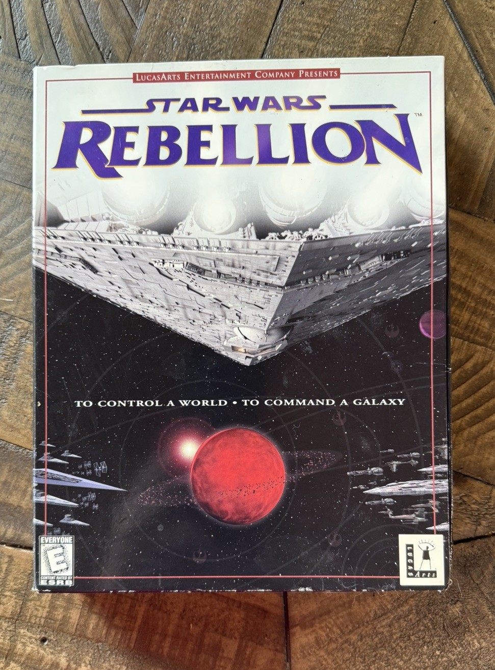 Star Wars Rebellion LucasArts Video Game for PC 1998 Windows 95 Edition New