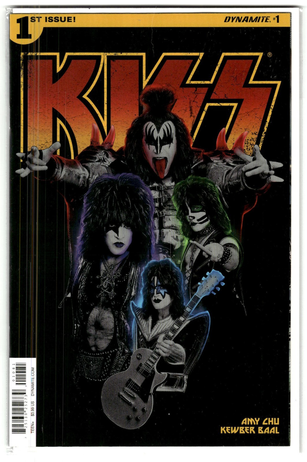 Dynamite Comics Kiss #1 Comic Book VF/NM Variant Cover