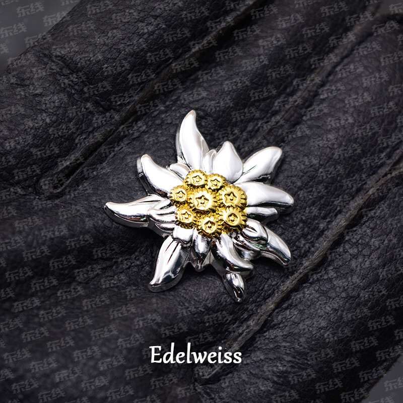 Mountain Edelweiss Hat Badge Leaf Badge Badge Oak Leaf Badge Medal