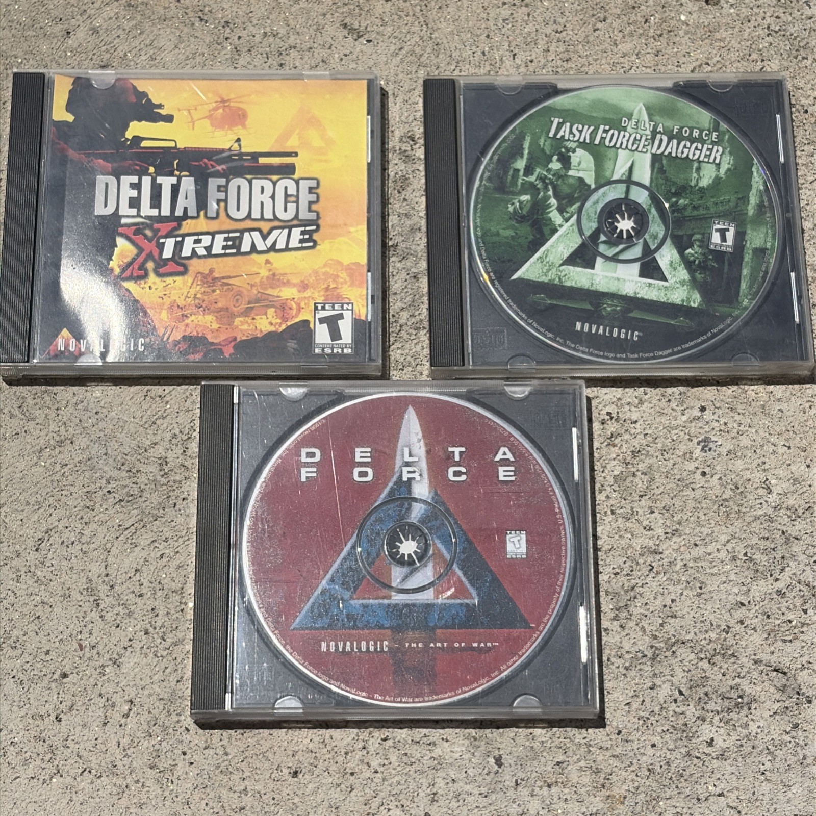 Delta Force PC Game Lot (3) Xtreme-Task Force Dagger-Delta Force