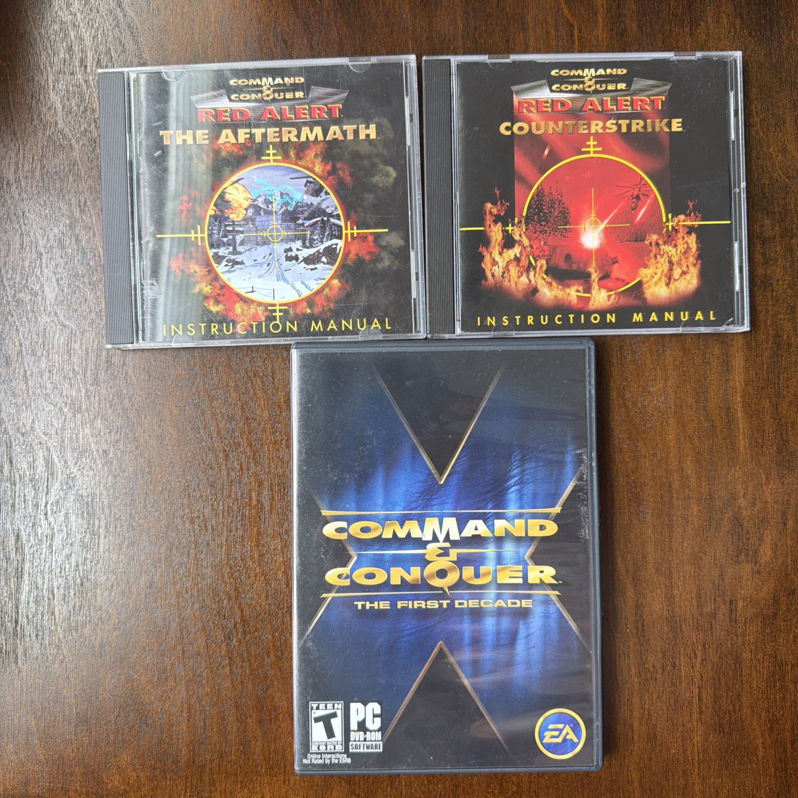 Command & Conquer: The First Decade PC Video Game DVD-ROM Red Alert Aftermath
