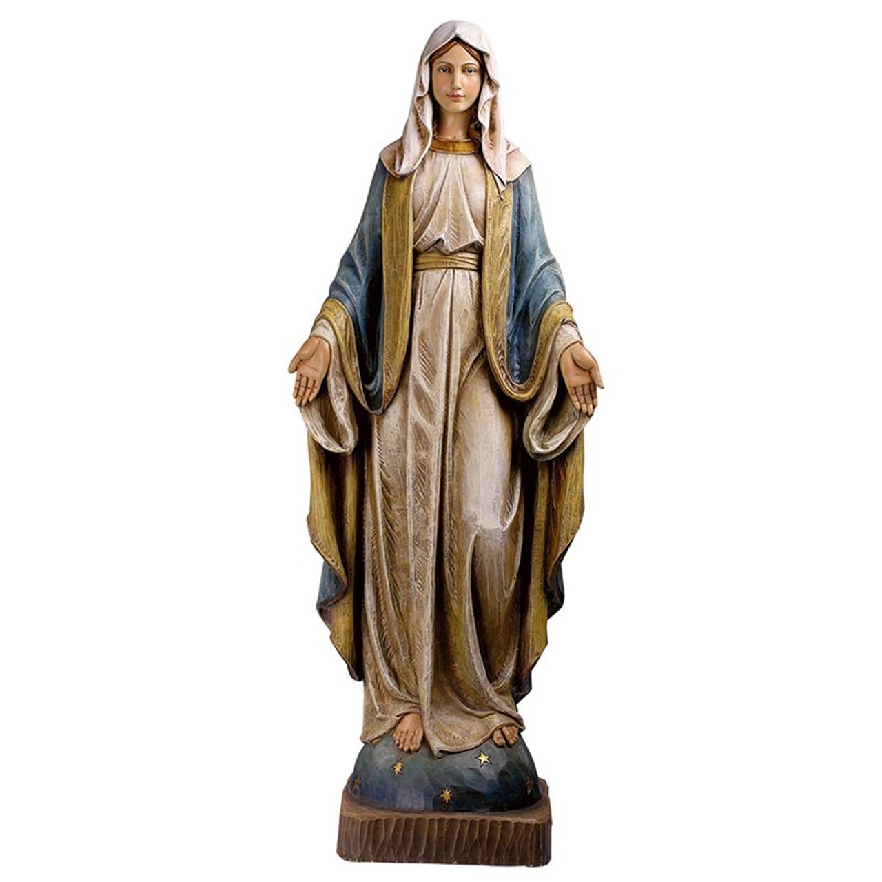 Our Lady of Grace Statue 48'' H, Large Our Lady of Grace Catholic Church Statues