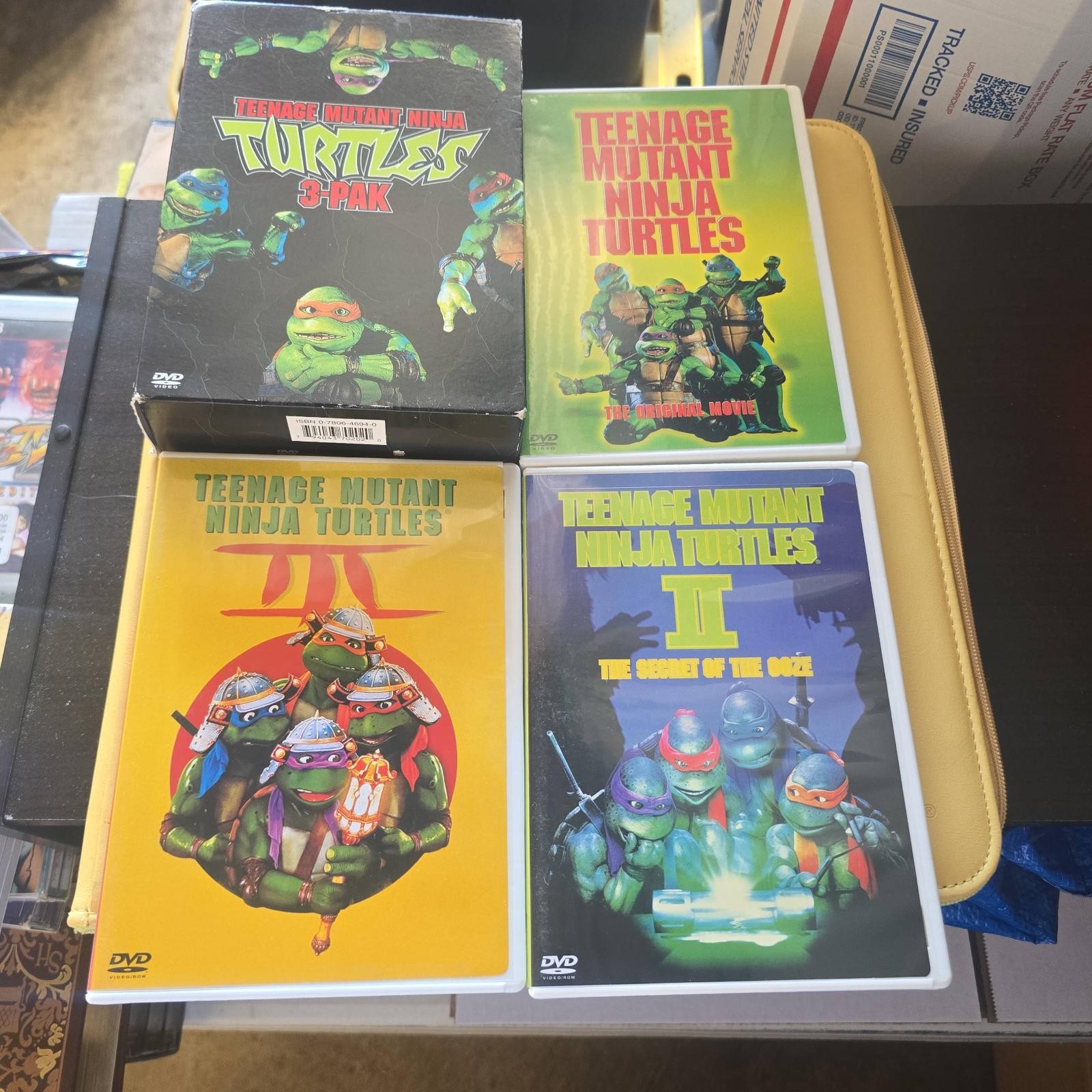 Teenage Mutant Ninja Turtles 3-Pak DVD Box Set TMNT Trilogy Movies 1 2 3