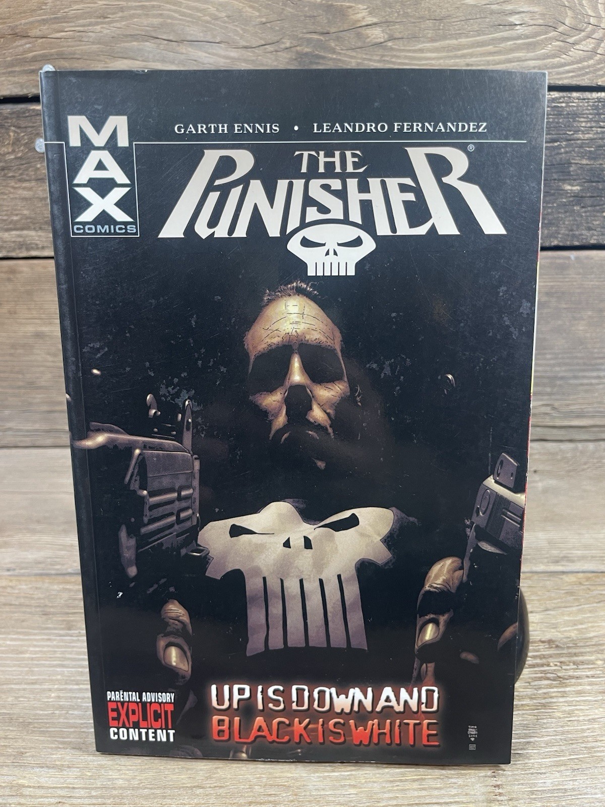Marvel The Punisher Max Vol 4 Up Is Down, Black Is White Graphic Novel Paperback