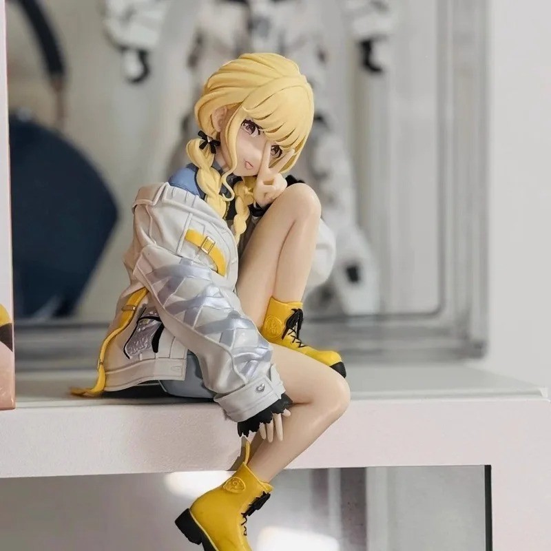 17cm Gakuen Idolmaster Kotone Fujita Noodle Stopper Sitting PVC Figure Toy 2026