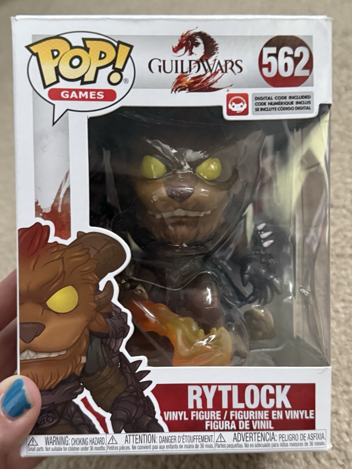 Funko Pop Games Guild Wars - Rytlock #562 Digital Code Included