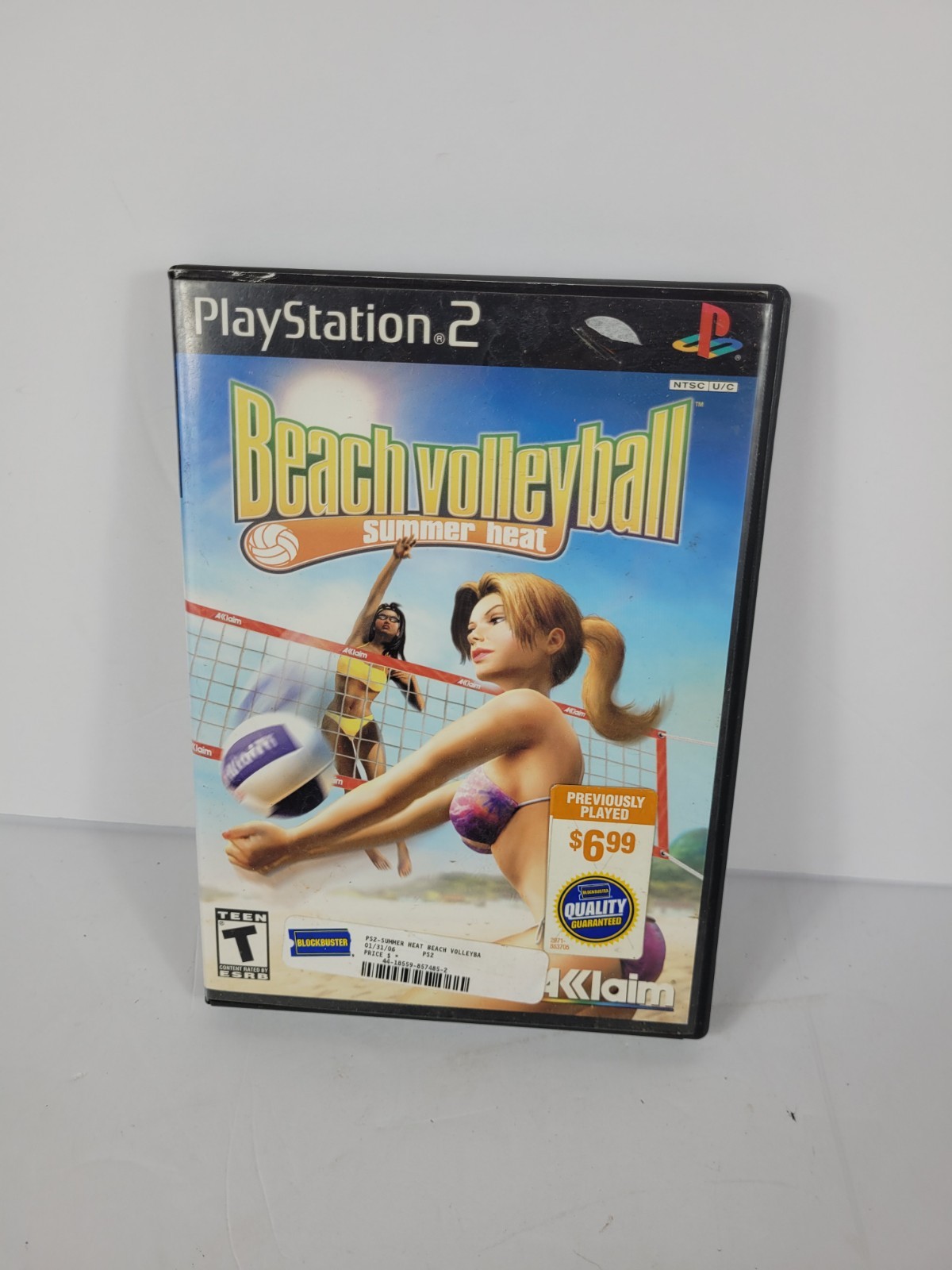 2003 Summer Heat Beach Volleyball PS2 Video Game Sony PlayStation 2 Ships Free 