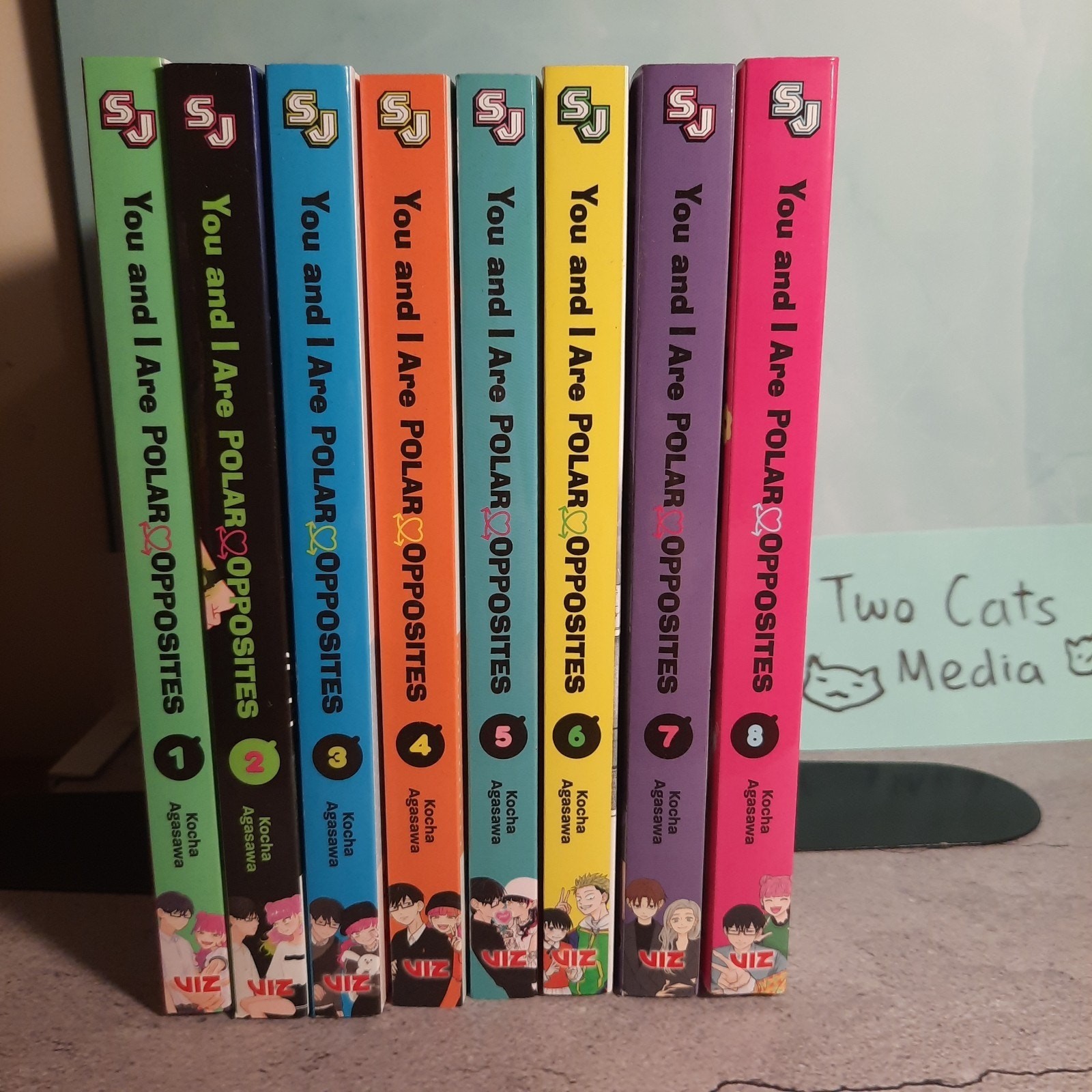 📚You and I Are Polar Opposites Vol. 1-8 Official English Manga Bundle