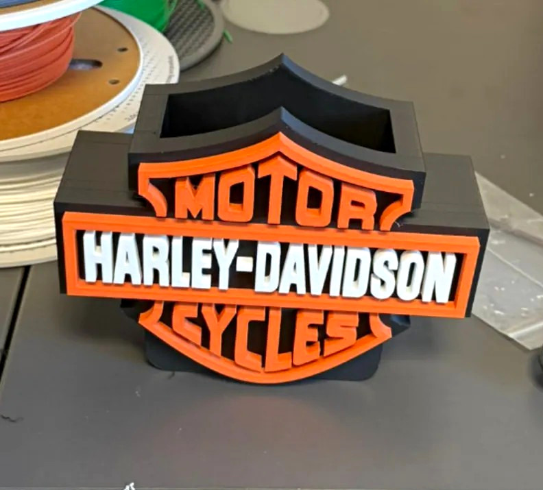 Harley Davidson Desktop Storage......3D PRINTED