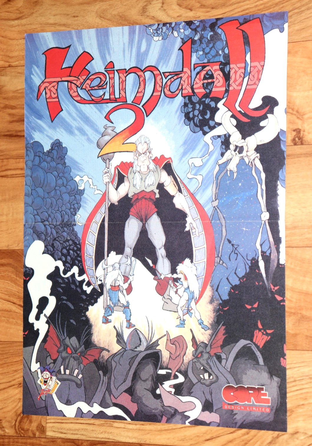 1991 Heimdall 2 / Banshee Amiga, DOS, AmigaOS Very Rare Vintage Poster 42x30cm
