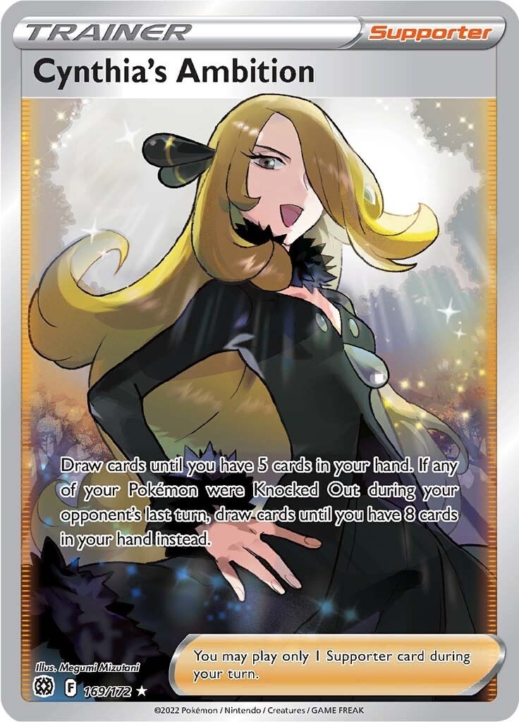 Cynthia's Ambition (Full Art) Holofoil [SWSH09 - 169/172]