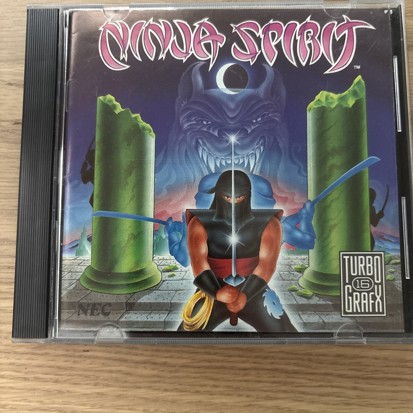 Ninja Spirit (Nec Turbo Grafx 16) Game Complete With Case And Manual