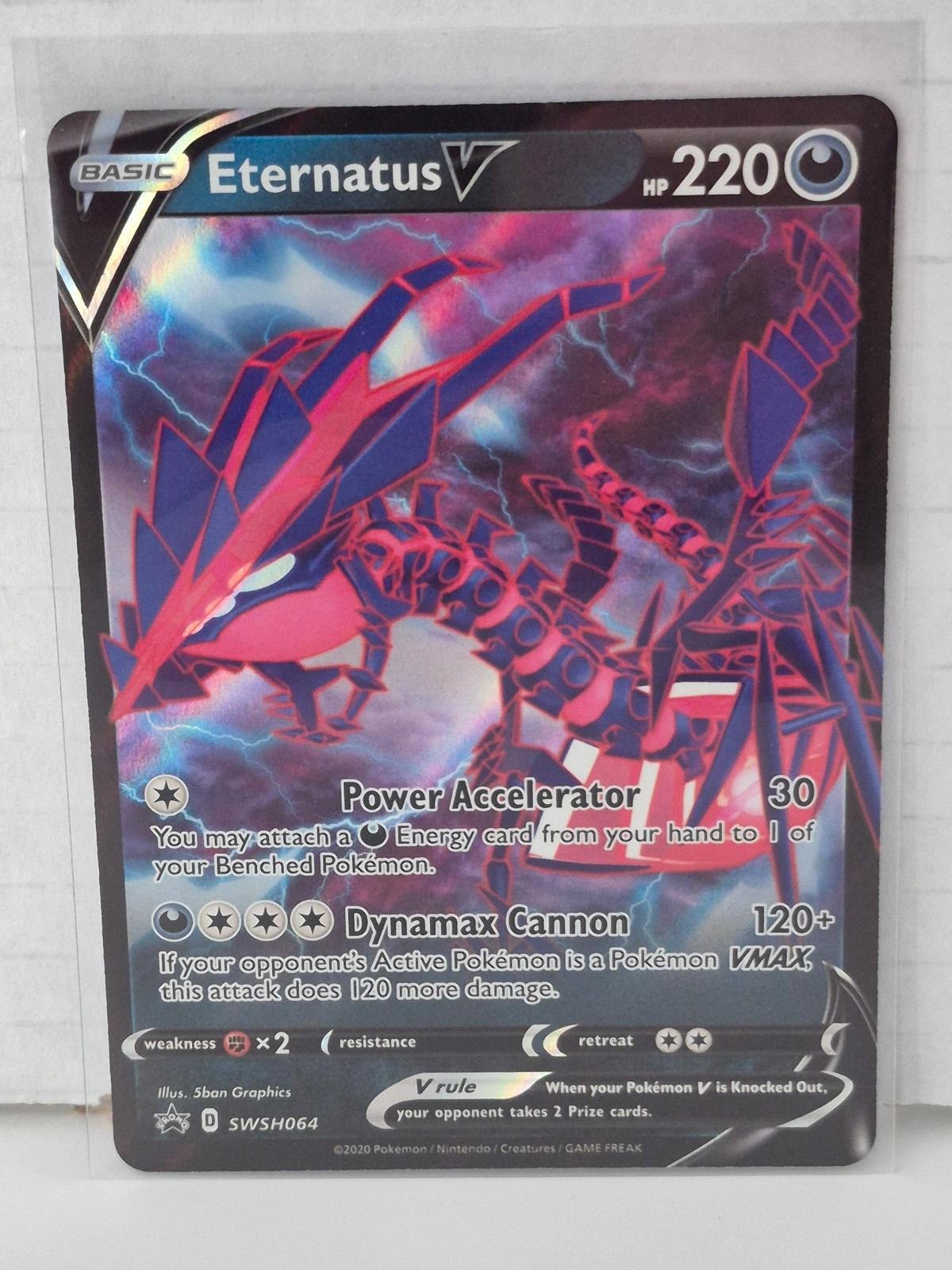 Eternatus V #SWSH064 SWSH: Sword & Shield Promo Cards nonsport Promo, Holo