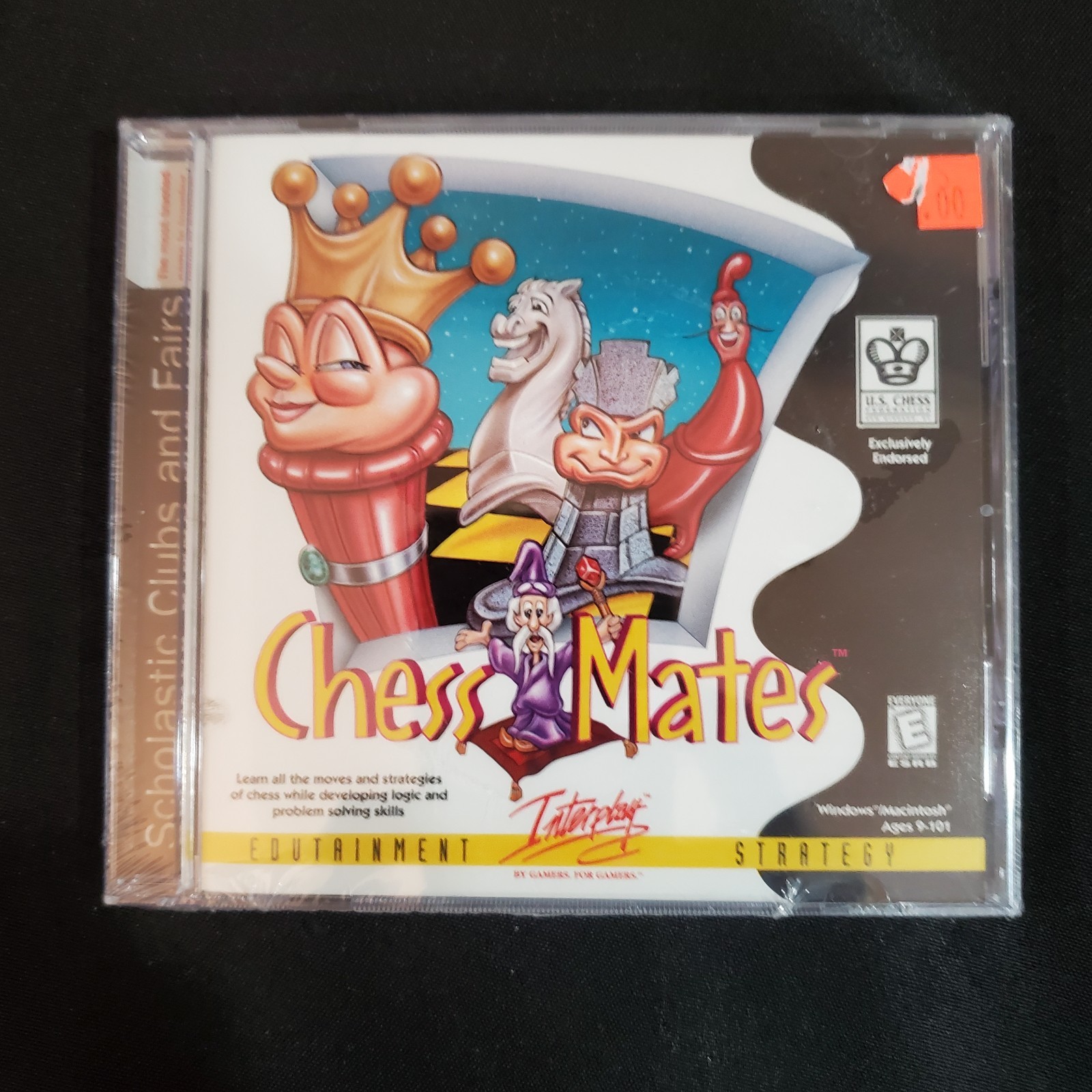 Chess Mates PC/Mac CD-ROM 1998 Interplay Scholastic Chess Learning Game SEALED