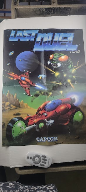 LAST DUEL -CAPCOM Original Gaming Print Ad / Poster / Wall Art