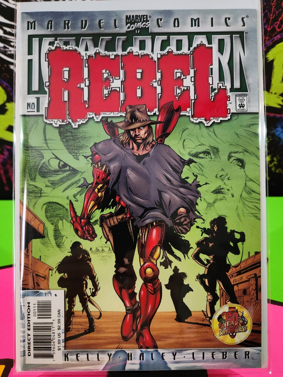 Heroes Reborn: Rebel #1 Matt Haley Direct Edition Marvel Comics 2000