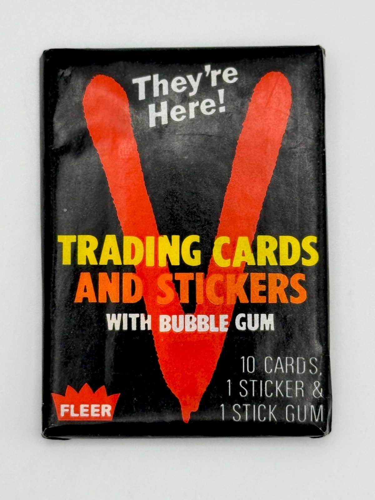1984 Fleer V ‘They’re Here” Trading Cards One Factory Sealed Wax Pack Vintage