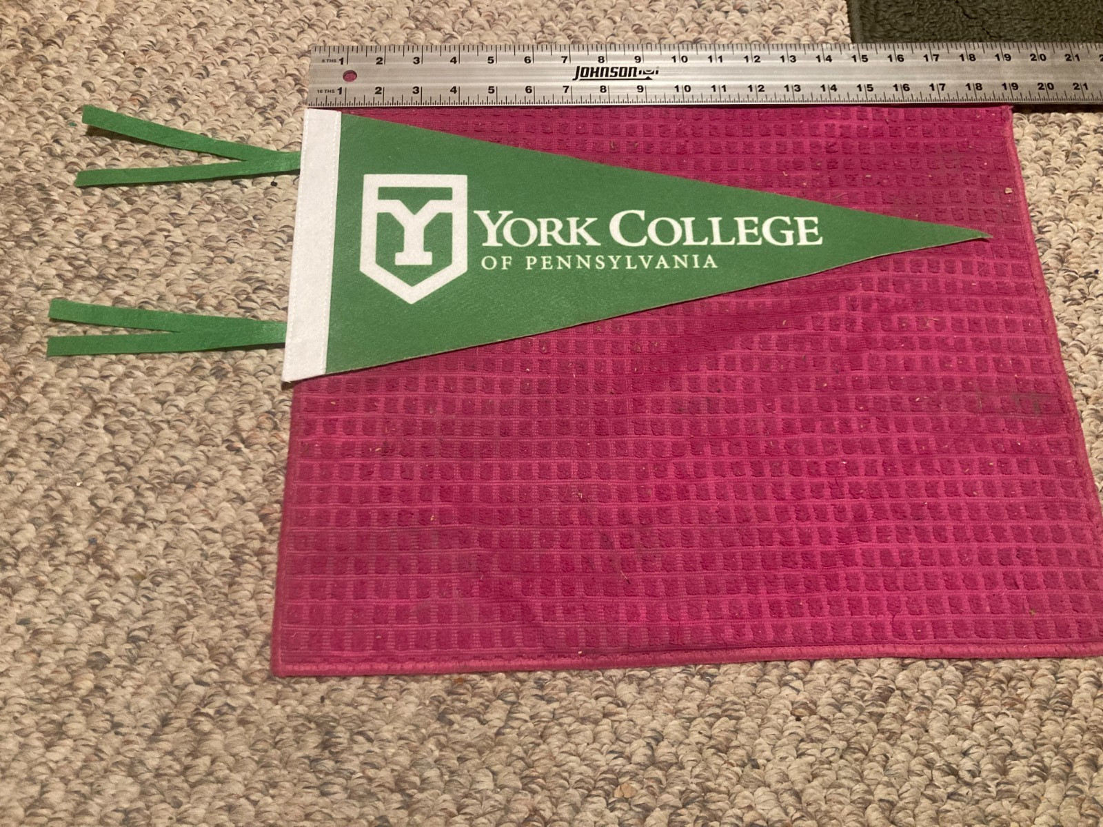 YORK COLLEGE OF PENNSYLVANIA  Pennant  The Spartans of York, PA - Fast Shipper